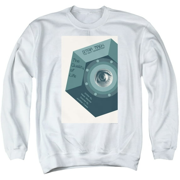 Star Trek Tng Season 6 Episode 9 Adult Crewneck Sweatshirt White