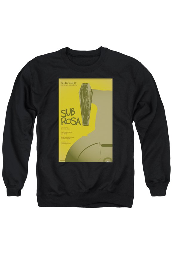 Star Trek Tng Season 7 Episode 14 Adult Crewneck Sweatshirt Black