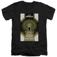 thumbnail image 1 of Star Trek Tng Season 7 Episode 17 Adult V-Neck 30/1 T-Shirt Black, 1 of 1