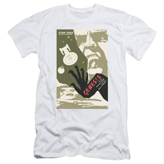 Star Trek Tng Season 7 Episode 19 Adult 30/1 T-Shirt White