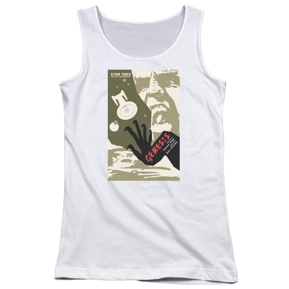 Star Trek Tng Season 7 Episode 19 Junior Women's Tank Top White