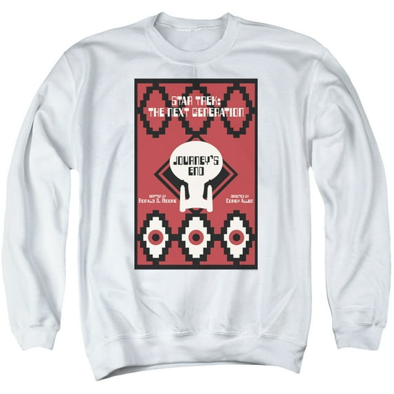 Star Trek Tng Season 7 Episode 20 Adult Crewneck Sweatshirt White