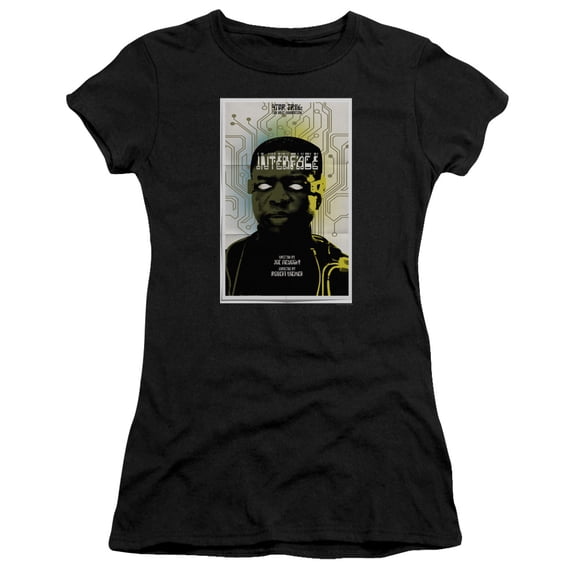 Star Trek Tng Season 7 Episode 3 Junior Women's Sheer T-Shirt Black