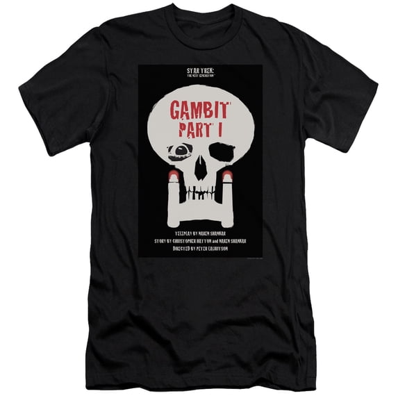Star Trek Tng Season 7 Episode 4 Adult 30/1 T-Shirt Black