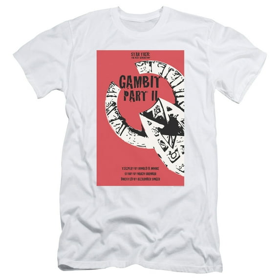 Star Trek Tng Season 7 Episode 5 Adult 30/1 T-Shirt White