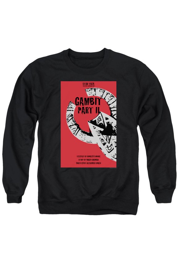 Star Trek Tng Season 7 Episode 5 Adult Crewneck Sweatshirt Black