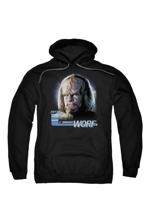 Star Trek - Tng Worf - Pull-Over Hoodie - Medium