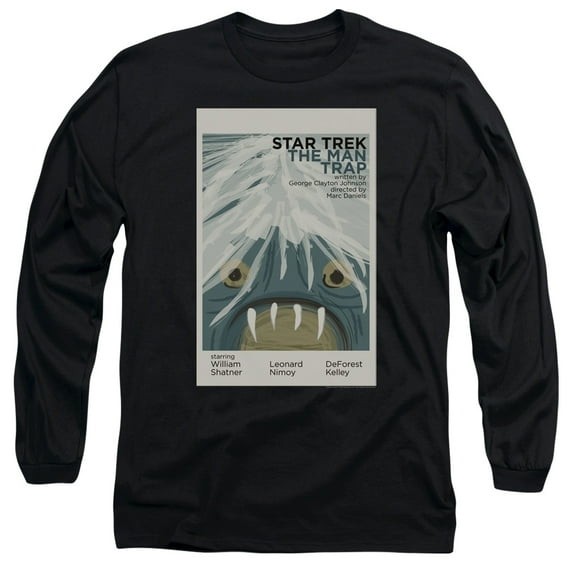 Star Trek Tos Episode 1 Adult 18/1 T-Shirt Black