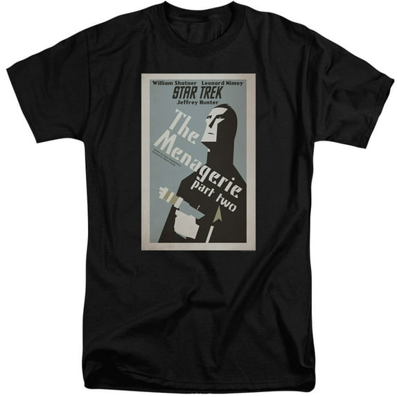 Star Trek Tos Episode 12 Adult Tall T-Shirt 18/1 T-Shirt Black