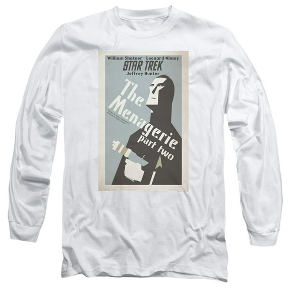 Star Trek Tos Episode 12 Long Sleeve Adult 18/1 T-Shirt White