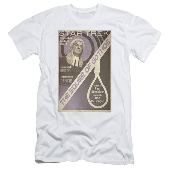 Star Trek Tos Episode 17 Adult 30/1 T-Shirt White