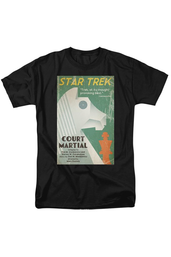 Star Trek - Tos Episode 20 - Adult Unisex Short Sleeve T-Shirt - Black