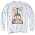 thumbnail image 1 of Star Trek Tos Episode 26 Adult Crewneck Sweatshirt White, 1 of 1