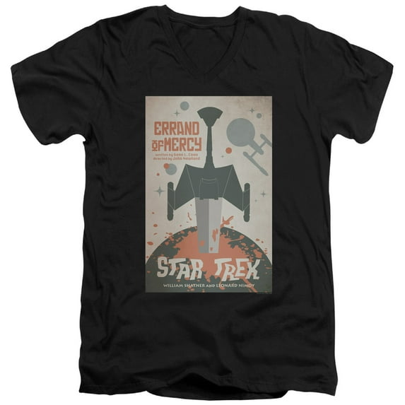 Star Trek - Tos Episode 26 - Slim Fit V Neck Shirt - Small