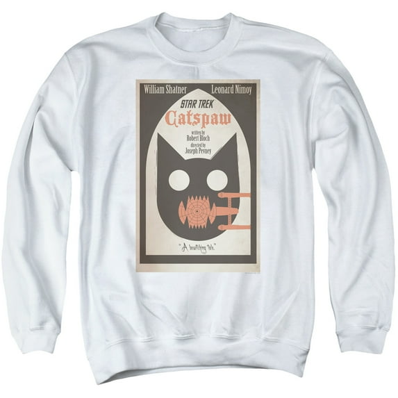 Star Trek Tos Episode 36 Adult Crewneck Sweatshirt White