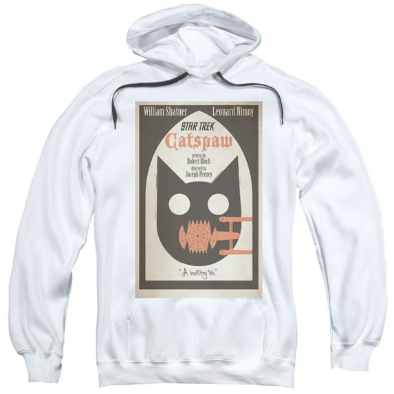 Star Trek Tos Episode 36 Adult Pullover Hoodie Sweatshirt White