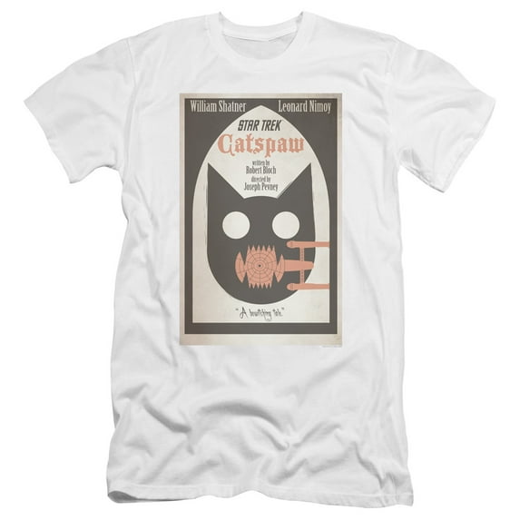 Star Trek Tos Episode 36 Premium Canvas Adult Slim Fit 30/1 T-Shirt White