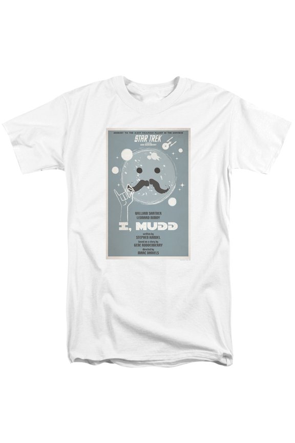 Star Trek Tos Episode 37 Adult Tall T-Shirt 18/1 T-Shirt White