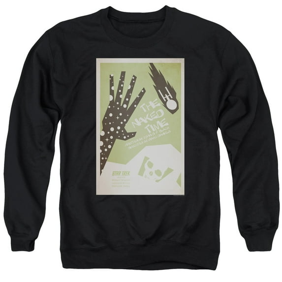 Star Trek Tos Episode 4 Adult Crewneck Sweatshirt Black