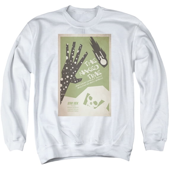Star Trek Tos Episode 4 Adult Crewneck Sweatshirt White