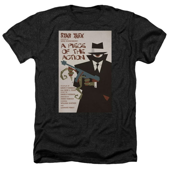 Star Trek - Tos Episode 46 - Heather Short Sleeve Shirt - Large