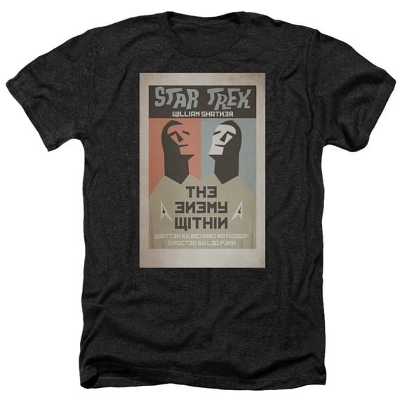 Star Trek - Tos Episode 5 - Heather Short Sleeve Shirt - Small