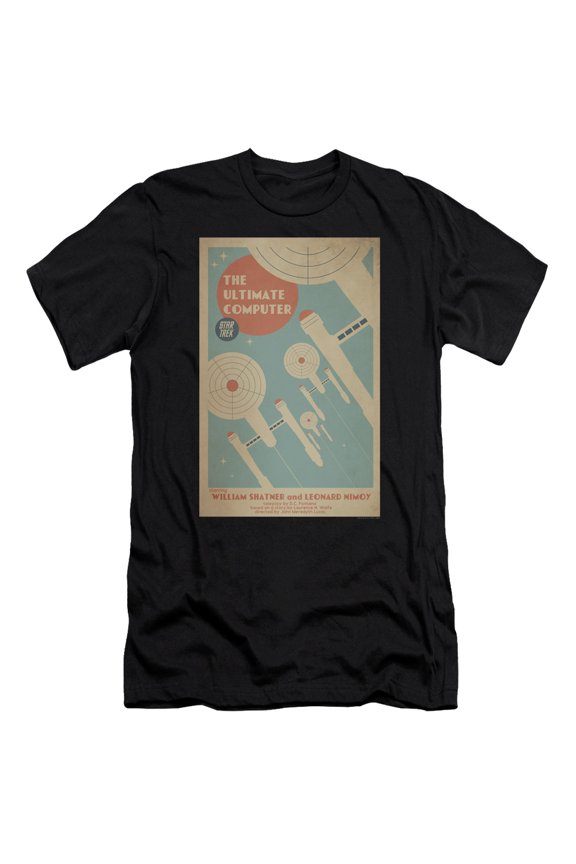 Star Trek Tos Episode 53 Adult 30/1 T-Shirt Black