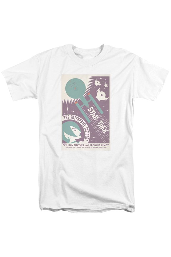 Star Trek Tos Episode 57 Adult Tall T-Shirt 18/1 T-Shirt White