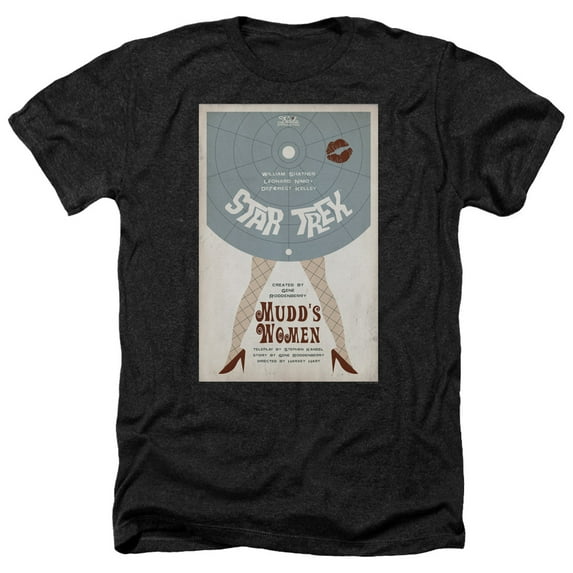 Star Trek - Tos Episode 6 - Heather Short Sleeve Shirt - Large