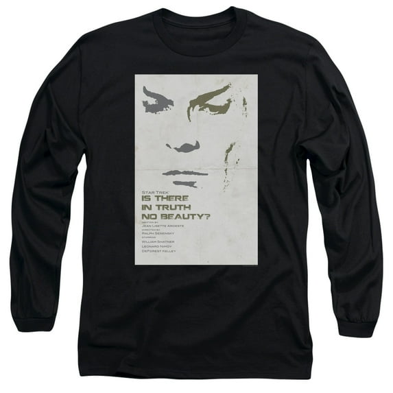 Star Trek Tos Episode 60 Long Sleeve Adult 18/1 T-Shirt Black