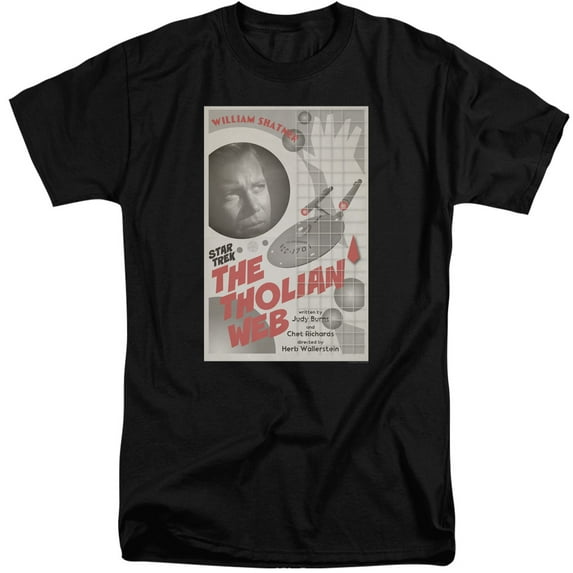 Star Trek Tos Episode 64 Adult Tall T-Shirt 18/1 T-Shirt Black