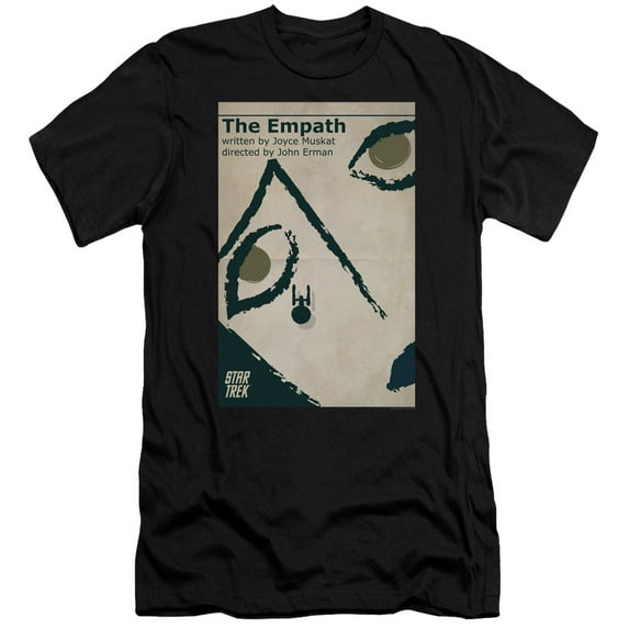 Star Trek Tos Episode 67 Premium Canvas Adult Slim Fit 30/1 T-Shirt Black