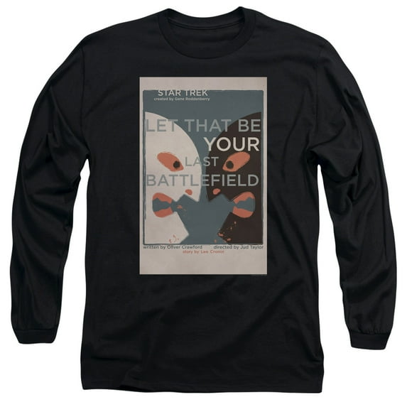 Star Trek Tos Episode 70 Adult 18/1 T-Shirt Black