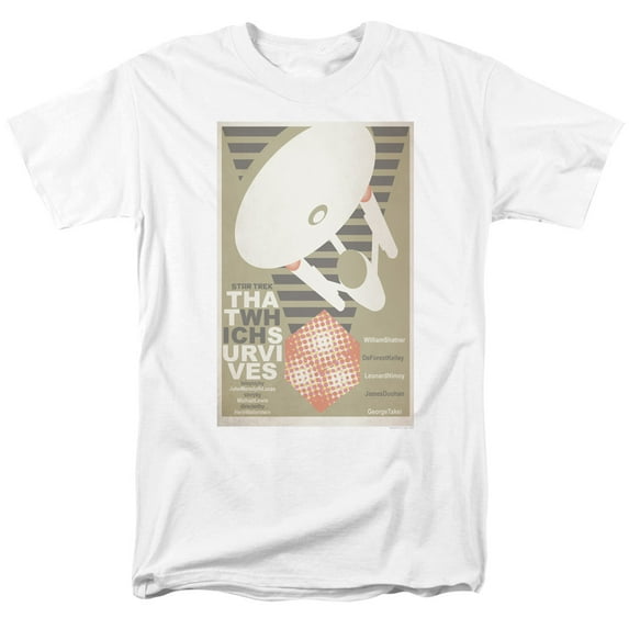 Star Trek Tos Episode 72 Adult 18/1 T-Shirt White