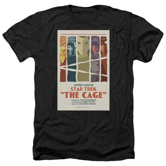 Star Trek - Tos Episode 80 - Heather Short Sleeve Shirt - Medium