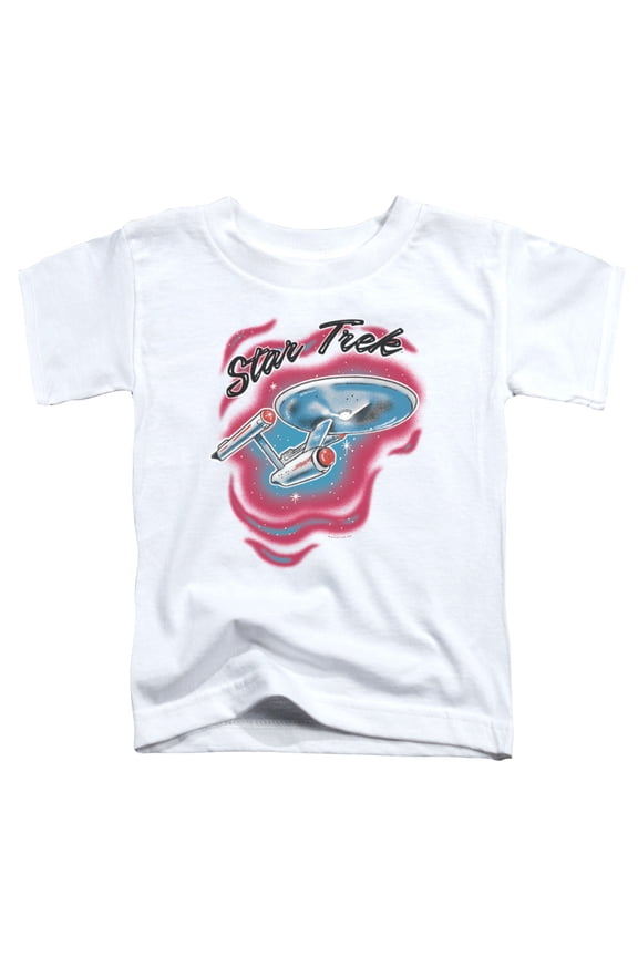- Trek Airbrush - Toddler Short Sleeve Shirt - 2T