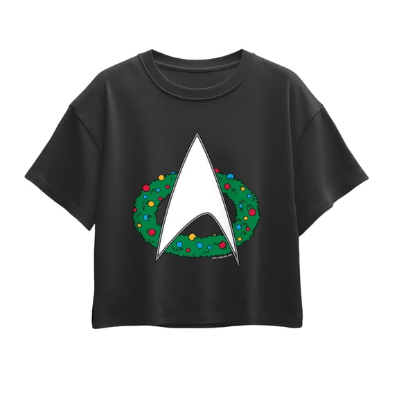Star Trek - Trek Wreath - Youth Girls Boxy T-Shirt
