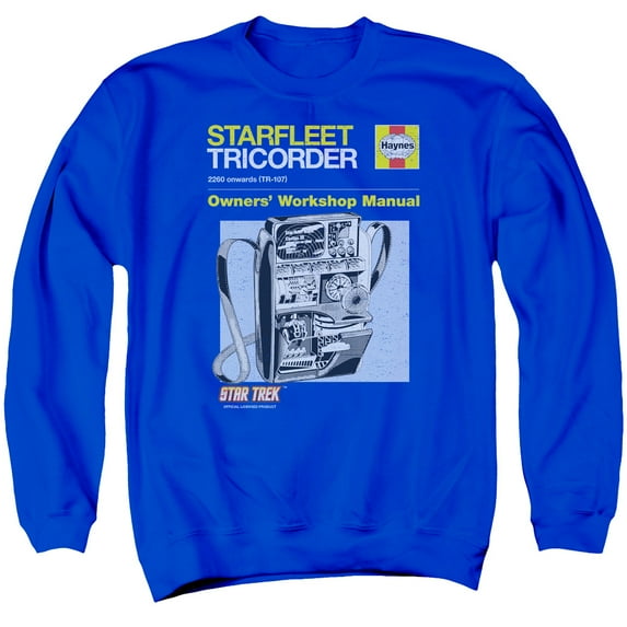 Star Trek - Tricorder Manual - Crewneck Sweatshirt - XX-Large