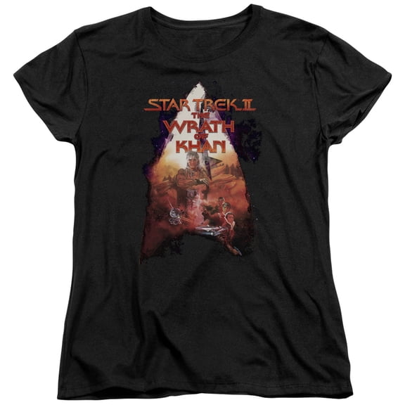 Star Trek Twok Poster Women's T-Shirt Black
