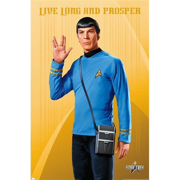 Star Trek: Universe - Spock, Live Long and Prosper Wall Poster, 22.375" x 34"