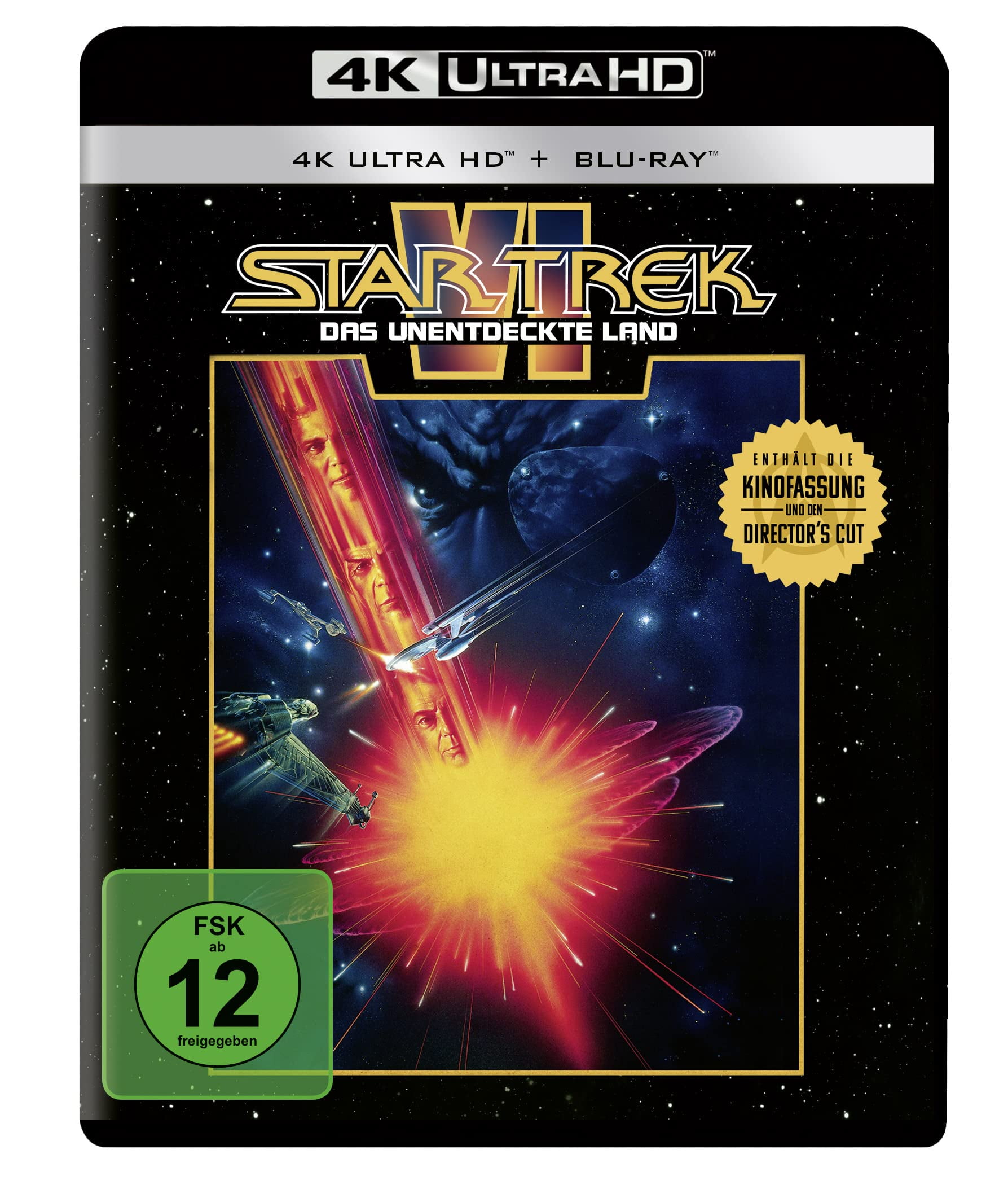 Star Trek VI Das unentdeckte Land [4K Ultra HD] + [Bluray]