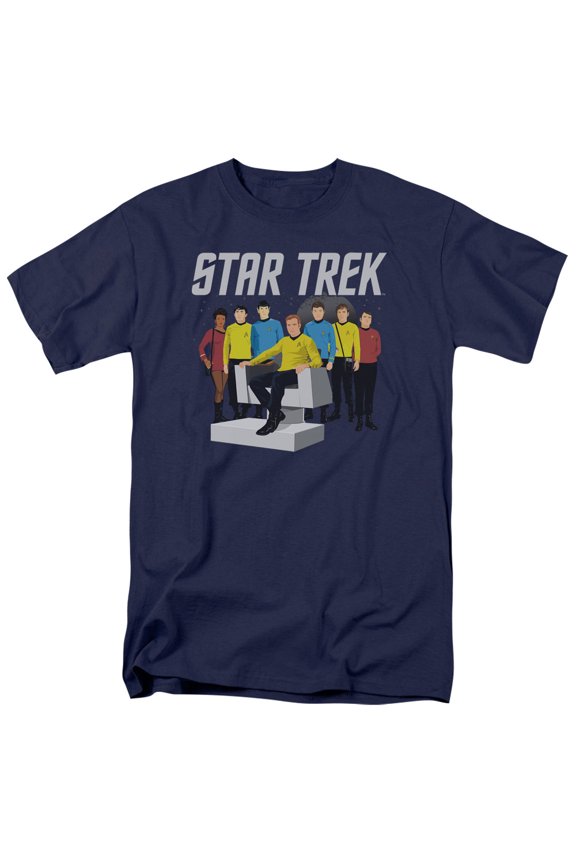 Star Trek - Vector Crew - Adult Unisex Short Sleeve T-Shirt - Blue