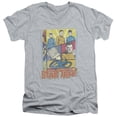 thumbnail image 1 of Star Trek - Vintage Collage - Slim Fit V Neck Shirt - Medium, 1 of 2