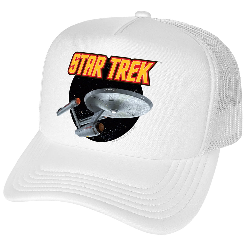Star Trek Vintage Enterprise Foam Snapback Trucker Hat Unisex