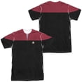 thumbnail image 1 of Star Trek Voyager Command Uniform Unisex Adult Sublimated Costume T Shirt (Front/Back), X-Large Multicolor, 1 of 2