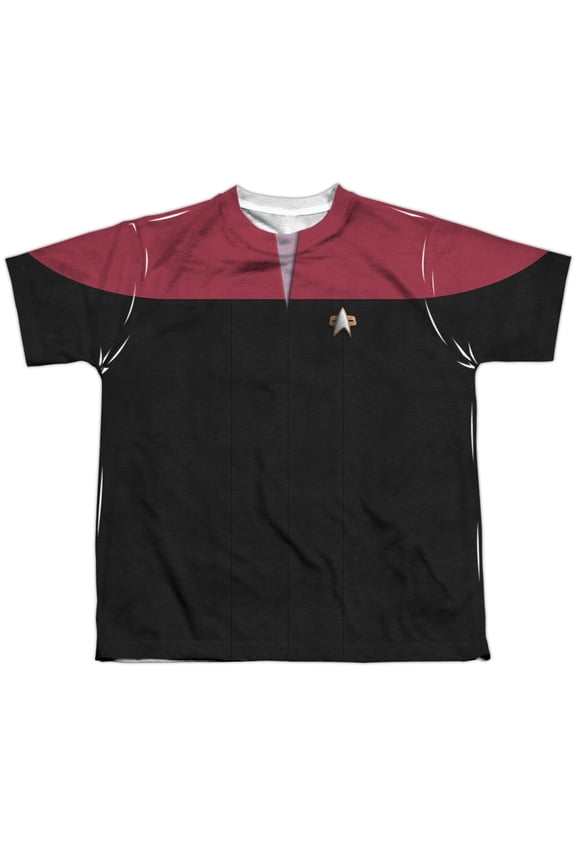 Star Trek - Voyager Command Uniform - Youth Short Sleeve Shirt - X-Large