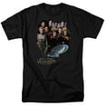thumbnail image 1 of Star Trek Voyager Crew Adult 18/1 T-Shirt Black, 1 of 1
