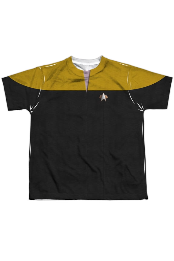 Star Trek - Voyager Engineering Uniform - Youth Short Sleeve Shirt - Large
