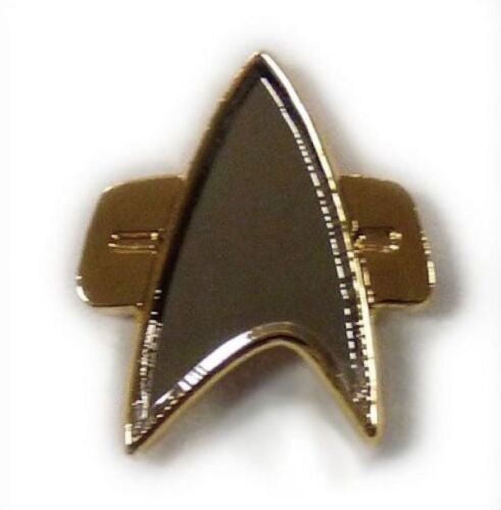 Star Trek: Voyager Full Size Chest Communicator Cloisonne Metal Pin Star Trek: Voyager Full Size Chest Communicator Cloisonne Metal Pin
