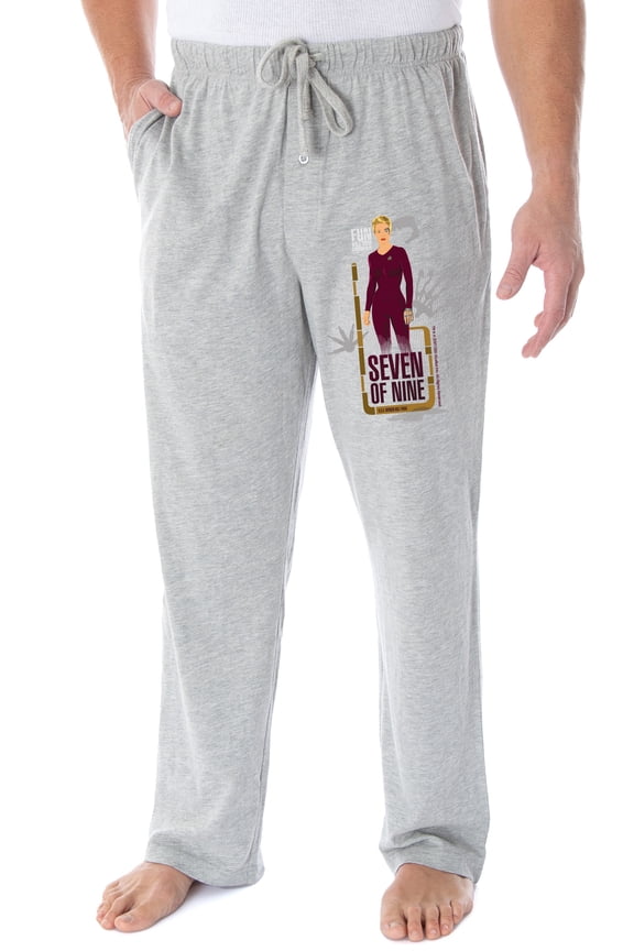 Star Trek Voyager Men's Seven Of Nine Fun Will Now Commence Pajama Pants